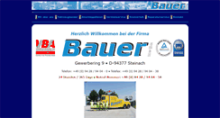 Desktop Screenshot of bauer-gmbh.de